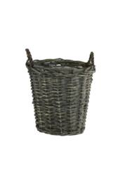 KDMD Grey Wicker Basket with Liner 23cm 3 Pack