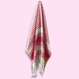 Serenityy Hamman Spa Towel - Sunset Pink - 90x170 cm - Size: Bath Sheet - thumbnail 1