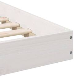 Berkfield Home Modern White 140 x 220 cm Wood - thumbnail 8