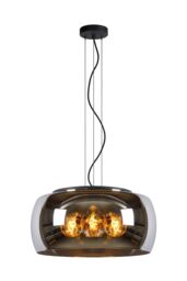 Lucide 'OLIVIA' Dimmable Adjustable Indoor Stylish Modern Pendant Light 3xE27 in Grey - thumbnail 1