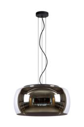 Lucide 'OLIVIA' Dimmable Adjustable Indoor Stylish Modern Pendant Light 3xE27 in Grey - thumbnail 2