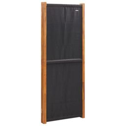 Berkfield Home 3-Panel Room Divider Black 210x180 cm - thumbnail 5
