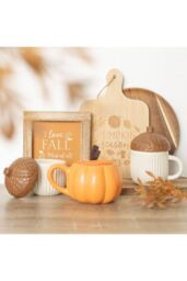 KDMD Orange I Love Fall Most of All Wooden Frame Sign - thumbnail 5