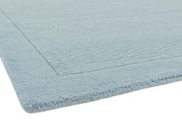 The Rug Shop UK Handmade Luxurious Modern Plain Wool Easy To Clean Area Rug in Duck Egg Blue - Size: 200 cm x 290 cm - thumbnail 4