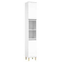 Berkfield Home 3 Piece Bathroom Furniture Set White Engineered Wood - thumbnail 6