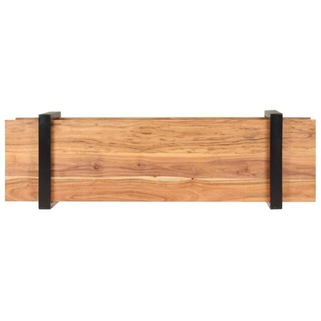 Berkfield Home TV Cabinet 130x40x40 cm Solid Acacia Wood in Brown - Size: 130 x 40 x 40 cm - image 1