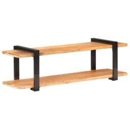 Berkfield Home TV Cabinet 130x40x40 cm Solid Acacia Wood in Brown - Size: 130 x 40 x 40 cm - thumbnail 8