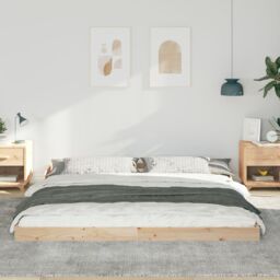 Berkfield Home Brown 180 x 210 cm Pine wood - thumbnail 5
