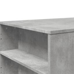 Berkfield Home Coffee Table Concrete Grey 102x55x42 cm Engineered Wood - Size: 102 x 55 x 42 cm - thumbnail 7