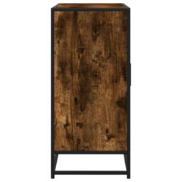 Berkfield Home Sideboard Smoked Oak 92x35x76 cm Engineered Wood in Brown - Size: 92 x 35 x 76 cm - thumbnail 5
