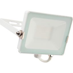 Loops Outdoor IP65 Waterproof Floodlight - 30W Cool White LED - Matt White Aluminium - thumbnail 3