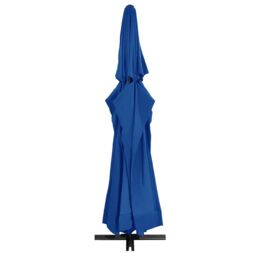 Berkfield Home Garden Parasol with Aluminium Pole 600 cm Azure Blue - thumbnail 3