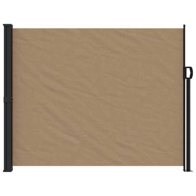 Berkfield Home Retractable Side Awning Taupe 160x300 cm - image 1