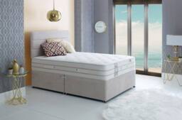 Bedmaster Havana 2000 Pocket Sprung Memory Foam Mattress in White - Size: Small Single - thumbnail 4