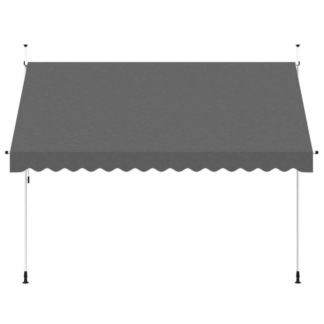 Berkfield Home Manual Retractable Awning 350 cm Anthracite in Dark Grey - image 1