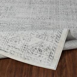 Livabliss Floransa Vintage Traditional Boho Living Dining Rug in Grey - Size: 120 cm x 170 cm - thumbnail 4