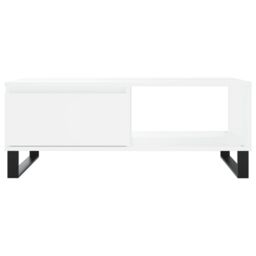 Berkfield Home Coffee Table White 90x60x35 cm Engineered Wood - Size: 90 x 60 x 35 cm - thumbnail 5