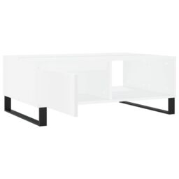 Berkfield Home Coffee Table White 90x60x35 cm Engineered Wood - Size: 90 x 60 x 35 cm - thumbnail 6