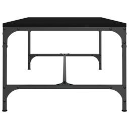 Berkfield Home Coffee Table Black 100x50x35 cm Engineered Wood - Size: 100 x 50 x 35 cm - thumbnail 5