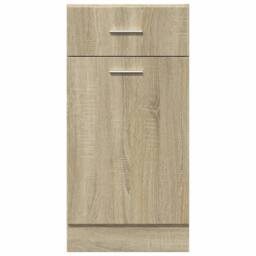 Berkfield Home Durable Drawer Bottom Cabinet Lyon Sonoma Oak 40x46x81.5 cm Engin in Light Tan - thumbnail 6