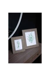 KDMD Woven 4x6 Photo Frame - Rustic, Modern Farmhouse Decor in Grey - thumbnail 5