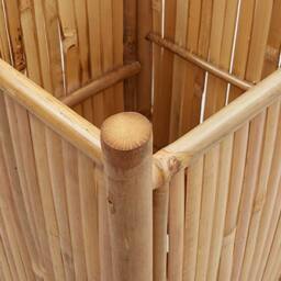 Berkfield Home Planter 40x40x80 cm Bamboo in Brown - Size: 40 x 40 x 80 cm - thumbnail 7