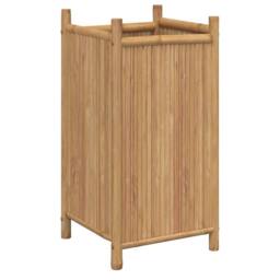 Berkfield Home Planter 40x40x80 cm Bamboo in Brown - Size: 40 x 40 x 80 cm - thumbnail 6