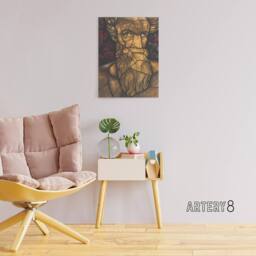 "Artery8 St Matthew Stained Glass Design Holst Canvas Wall Art Print - Size: W18"" x H24""" - thumbnail 3