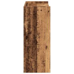Berkfield Home Shoe Rack Old Wood 60x25x62 cm Engineered Wood in Brown - Size: 60 x 25 x 62 cm - thumbnail 5