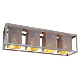 Netlighting Thomas Ceiling Spotlight Bar Silver Colored 4x E27