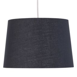 First Choice Lighting Zoey - Black with Gold Inner 28cm Easy Fit Pendant or Lamp Shade - thumbnail 2