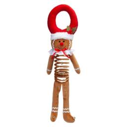 VFM e-Store Christmas Gingerbread Door Hannger Decoration 57cm x 23cm Red X 1 - Size: 57 cm x 23 cm - thumbnail 1