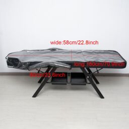 Hinsinc Plastic Clear PVC Protective Massage Tables Cover For Beauty Spa Bed - thumbnail 2