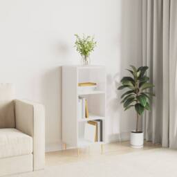 Berkfield Home Sideboard High Gloss White 34.5x32.5x90 cm Engineered Wood - thumbnail 2