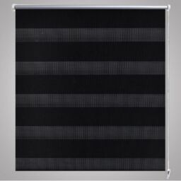 Berkfield Home Zebra Blind 70 x 120 cm Black - thumbnail 4