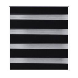 Berkfield Home Zebra Blind 70 x 120 cm Black - thumbnail 2
