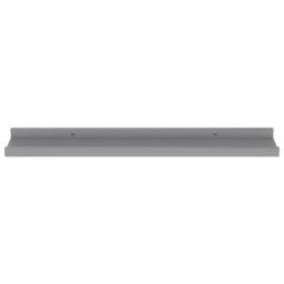 Berkfield Home Wall Shelves 4 pcs Grey 60x9x3 cm - Size: 60 x 9 x 3 cm - thumbnail 4