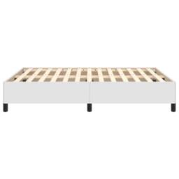 Berkfield Home Bed Frame White 135x190 cm Double Faux Leather - thumbnail 6