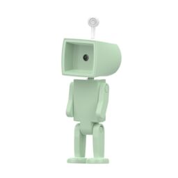 Leaper 3-in-1 Mini Square Robot Magnetic Night Light in Green - thumbnail 1