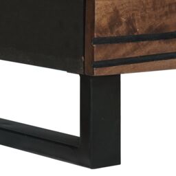 Berkfield Home Sideboard - 60x33.5x75 cm, made of solid mango wood in Brown - Size: 60x33.5x75 cm - thumbnail 6