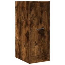Berkfield Home Apothecary Cabinet Smoked Oak 30x41x77.5 cm Engineered Wood in Brown - thumbnail 3
