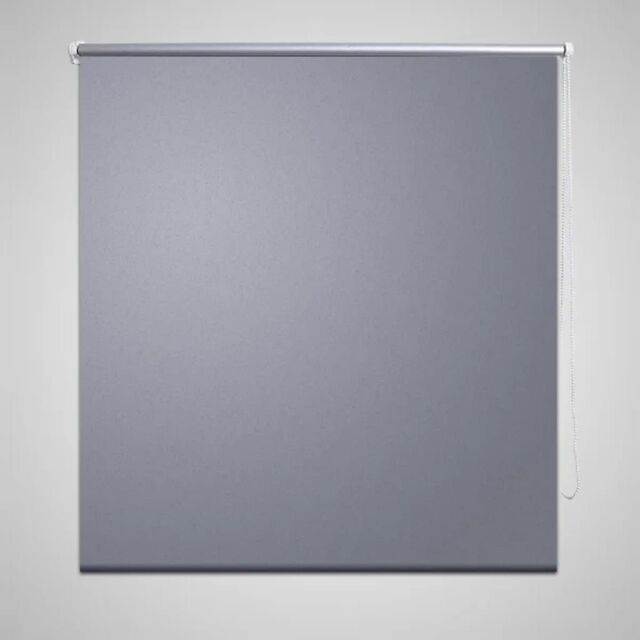 Berkfield Home Roller Blind Blackout 60 x 120 cm Grey - image 1
