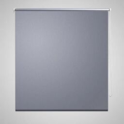 Berkfield Home Roller Blind Blackout 60 x 120 cm Grey - thumbnail 1