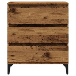 Berkfield Home Sideboard Old Wood 60x35x70 cm Engineered Wood in Brown - Size: 60 x 35 x 70 cm - thumbnail 4