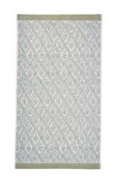 English Heritage 'St John's Trellis Silver' Cotton Towel in Light Grey - thumbnail 1