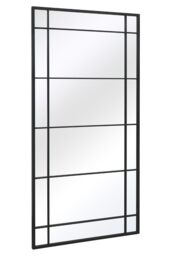 MirrorOutlet Black Metal Framed Window Wall or Leaner Garden Mirror (180CM X 90CM) - Size: 1 Pack - thumbnail 6