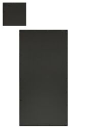 MirrorOutlet Black Metal Framed Window Wall or Leaner Garden Mirror (180CM X 90CM) - Size: 1 Pack - thumbnail 3