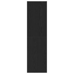 Berkfield Home TV Cabinet Black Oak 30, 5x30x110 cm Engineered Wood - Size: 5 x 30 x 110 cm - thumbnail 7
