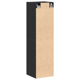 Berkfield Home TV Cabinet Black Oak 30, 5x30x110 cm Engineered Wood - Size: 5 x 30 x 110 cm - thumbnail 6
