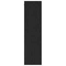 Berkfield Home TV Cabinet Black Oak 30, 5x30x110 cm Engineered Wood - Size: 5 x 30 x 110 cm - thumbnail 8